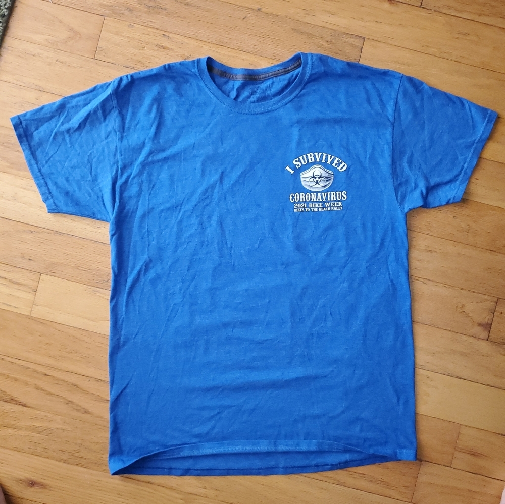 Mens 2021 Bike Week Short Sleeve Royal Blue